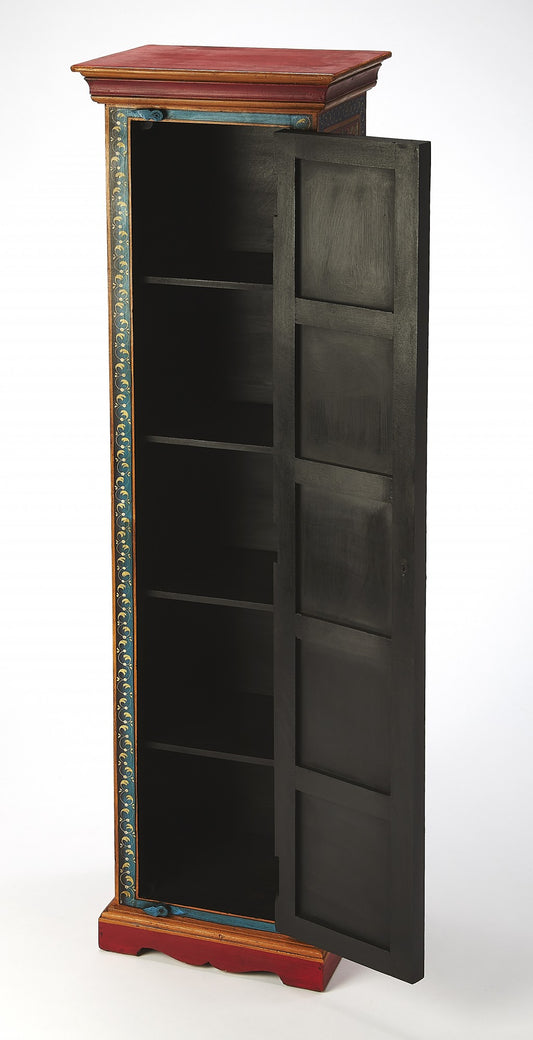 Amir Hand Painted Tall Cabinet By Homeroots | Cabinets | Modishstore