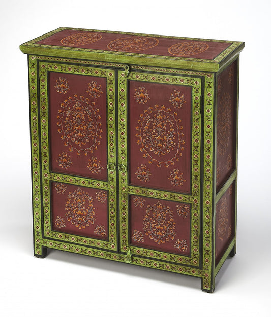 Disha Hand Painted Chest By Homeroots | Cabinets | Modishstore