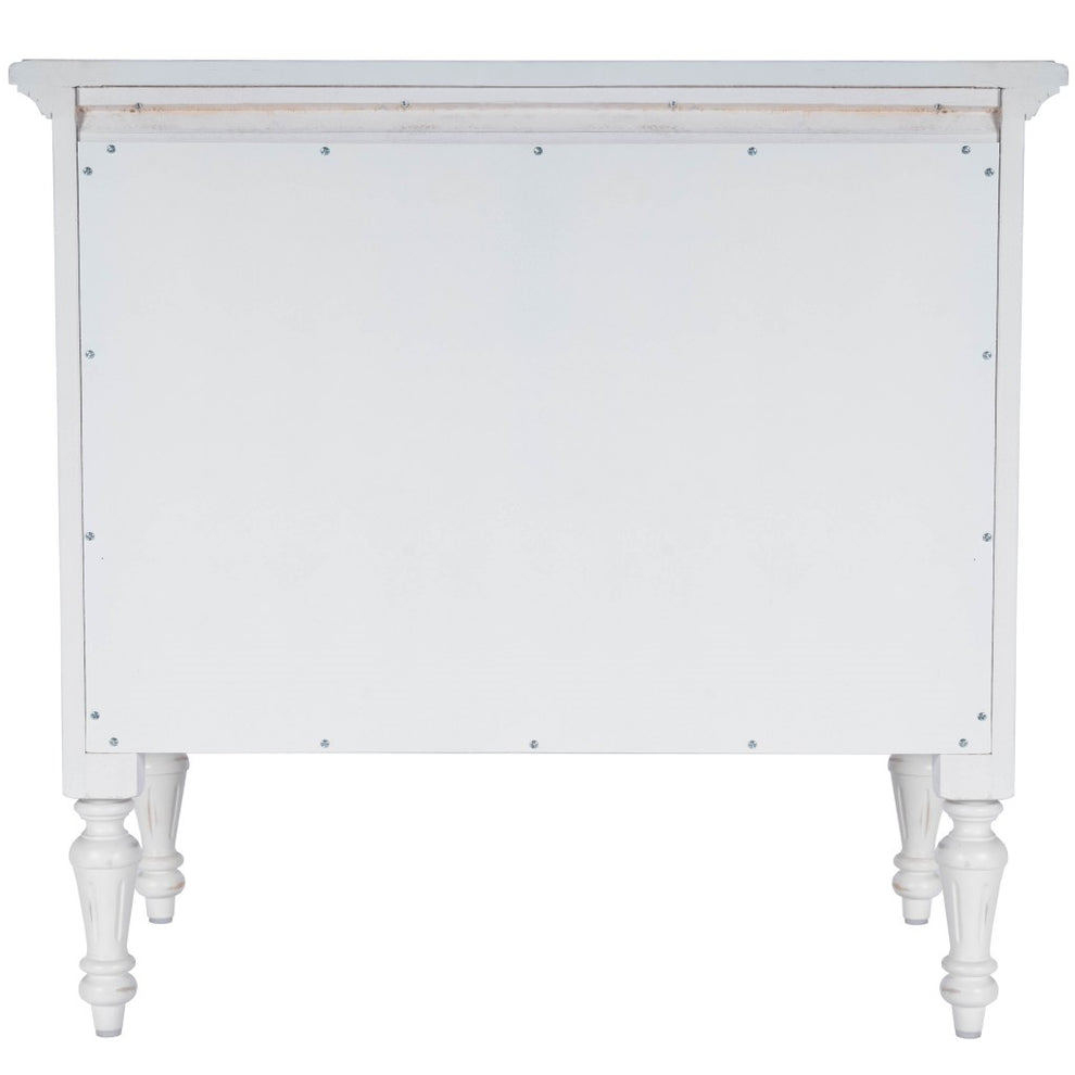 Easterbrook White 4 Drawer Chest By Homeroots | Drawers | Modishstore - 4