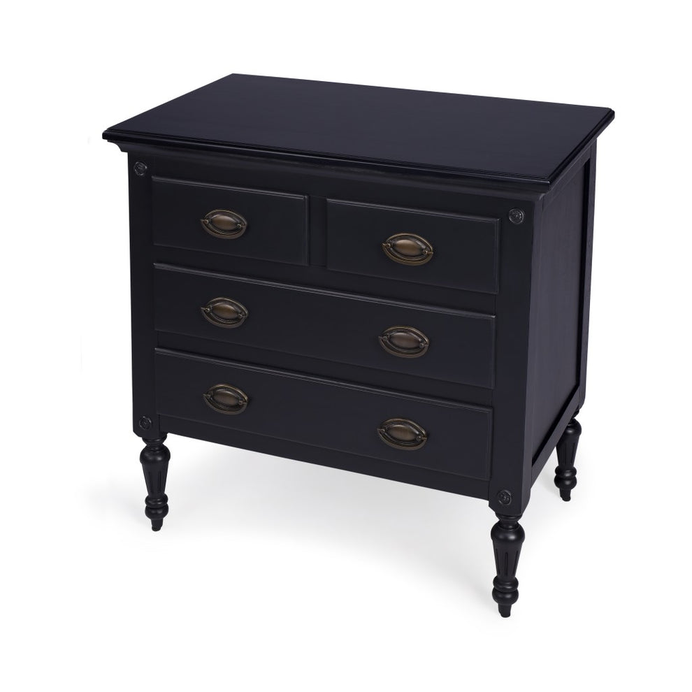 Easterbrook White 4 Drawer Chest By Homeroots | Drawers | Modishstore - 6