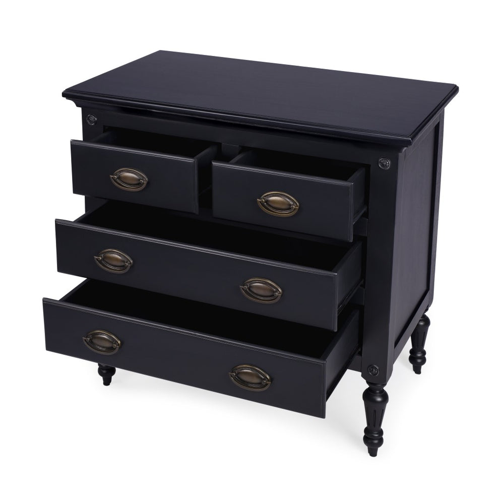 Easterbrook White 4 Drawer Chest By Homeroots | Drawers | Modishstore - 7