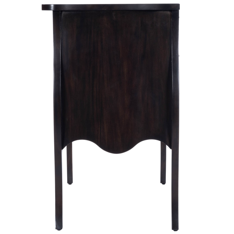 Rochelle Brown 2 Drawer Chest By Homeroots | Drawers | Modishstore - 4