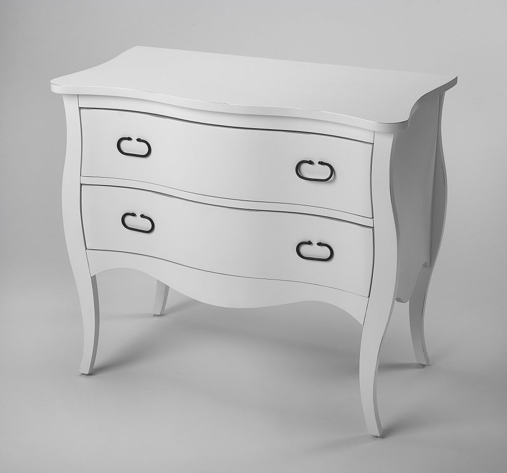 Rochelle Brown 2 Drawer Chest By Homeroots | Drawers | Modishstore - 7