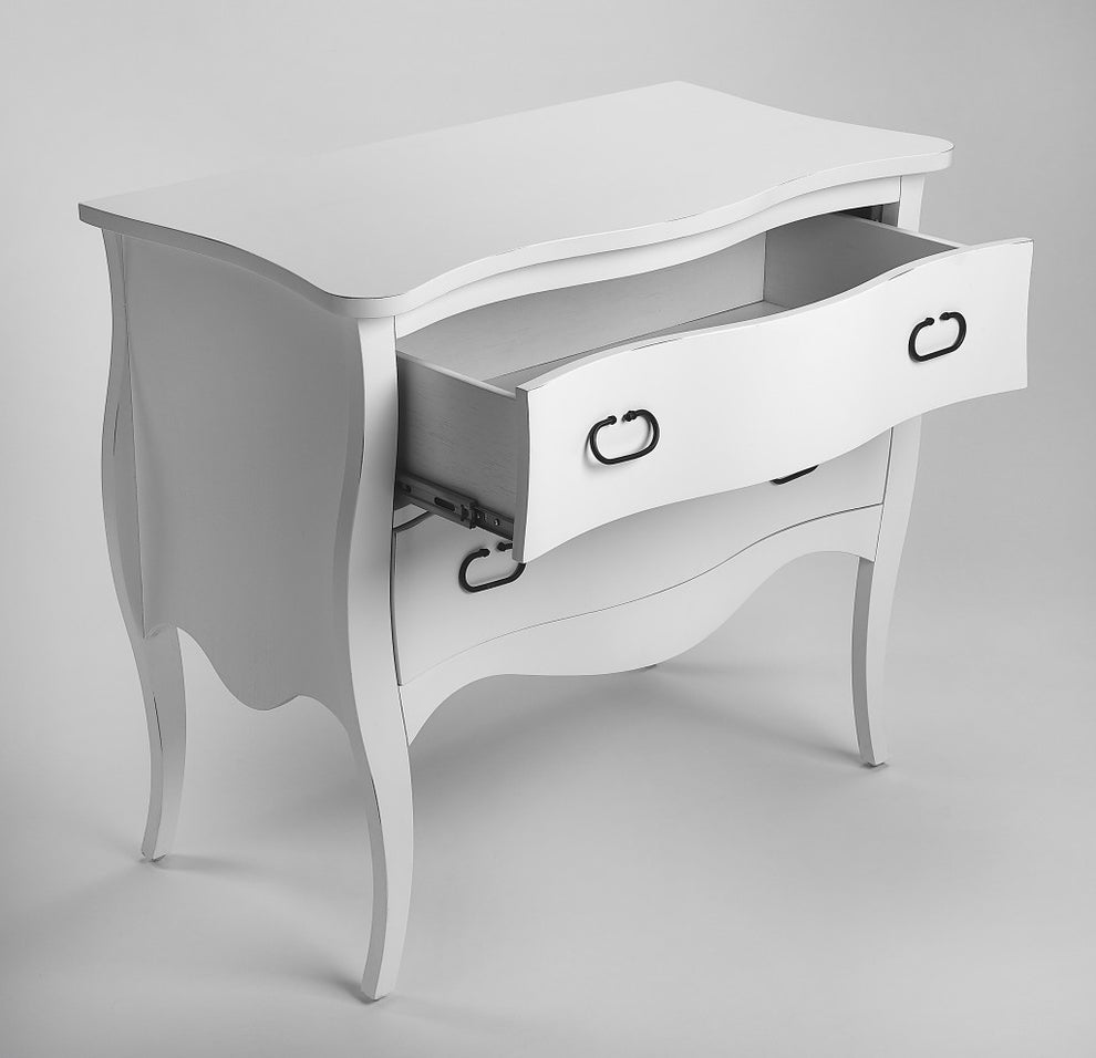 Rochelle Brown 2 Drawer Chest By Homeroots | Drawers | Modishstore - 8
