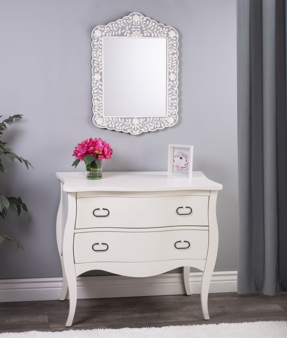 Rochelle Brown 2 Drawer Chest By Homeroots | Drawers | Modishstore - 11