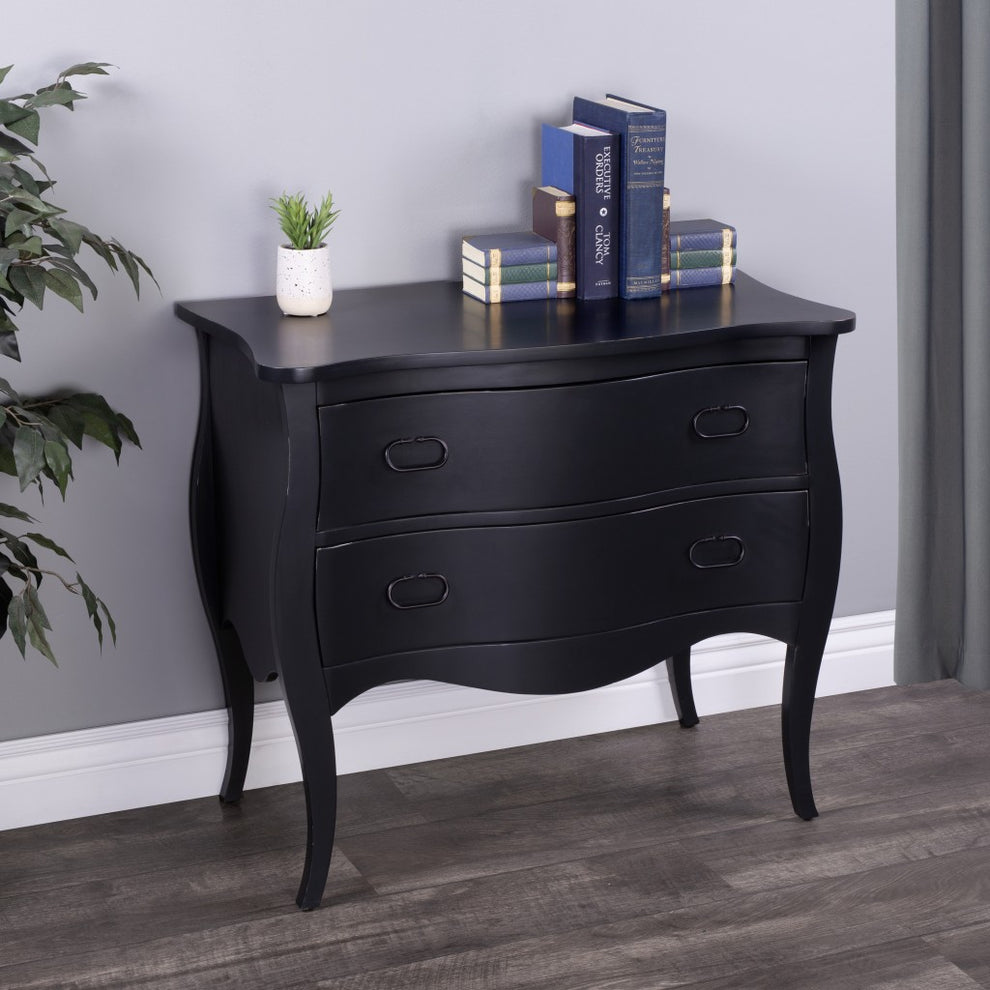 Rochelle Brown 2 Drawer Chest By Homeroots | Drawers | Modishstore - 19