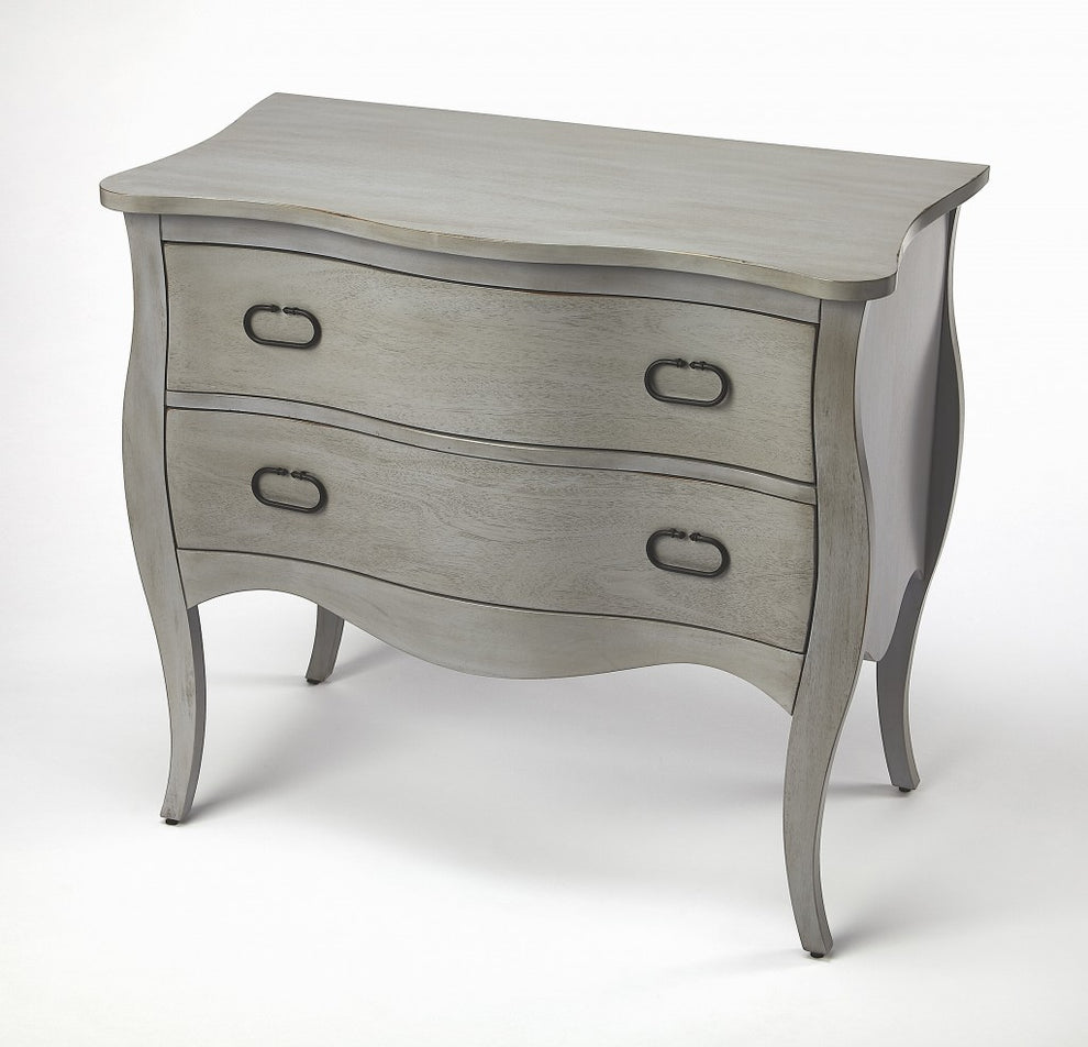 Rochelle Gray 2 Drawer Chest By Homeroots | Drawers | Modishstore