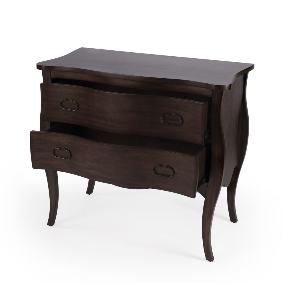 Rochelle Gray 2 Drawer Chest By Homeroots | Drawers | Modishstore - 6
