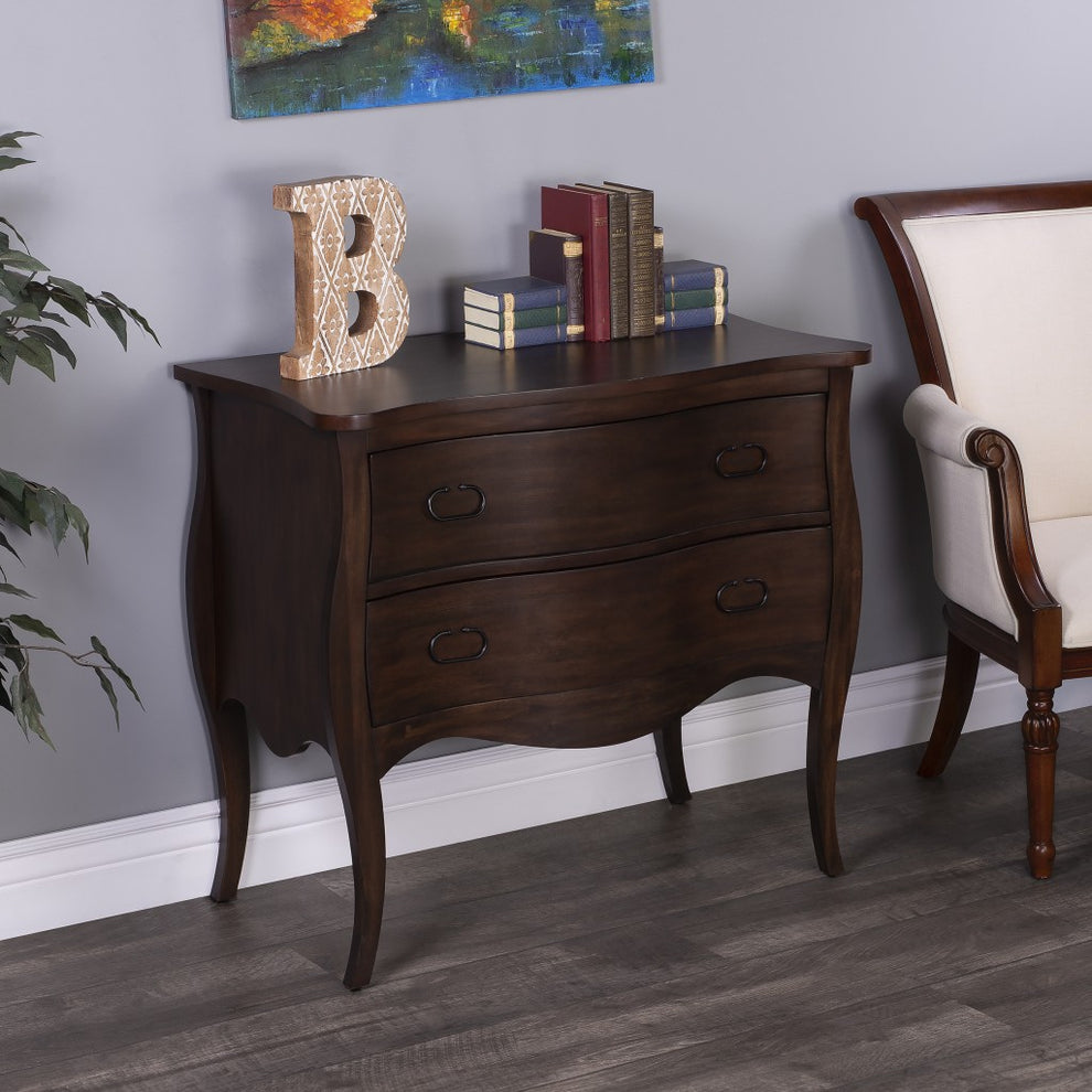 Rochelle Gray 2 Drawer Chest By Homeroots | Drawers | Modishstore - 11