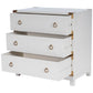 Forster Glossy White Campaign Chest By Homeroots | Drawers | Modishstore - 4