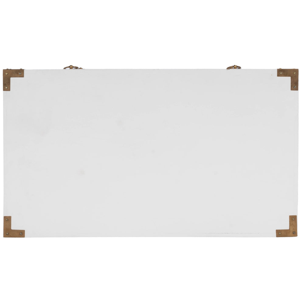 Forster Glossy White Campaign Chest By Homeroots | Drawers | Modishstore - 8