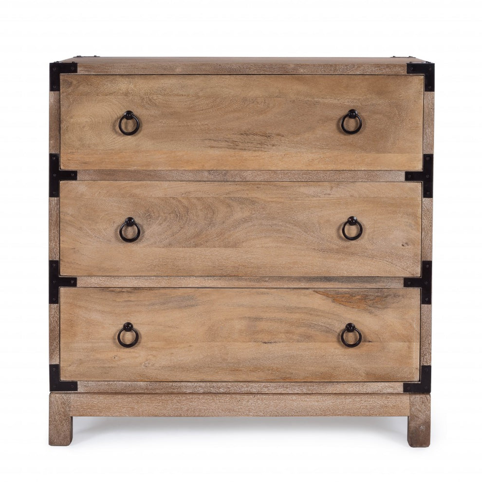 Forster Glossy White Campaign Chest By Homeroots | Drawers | Modishstore - 10