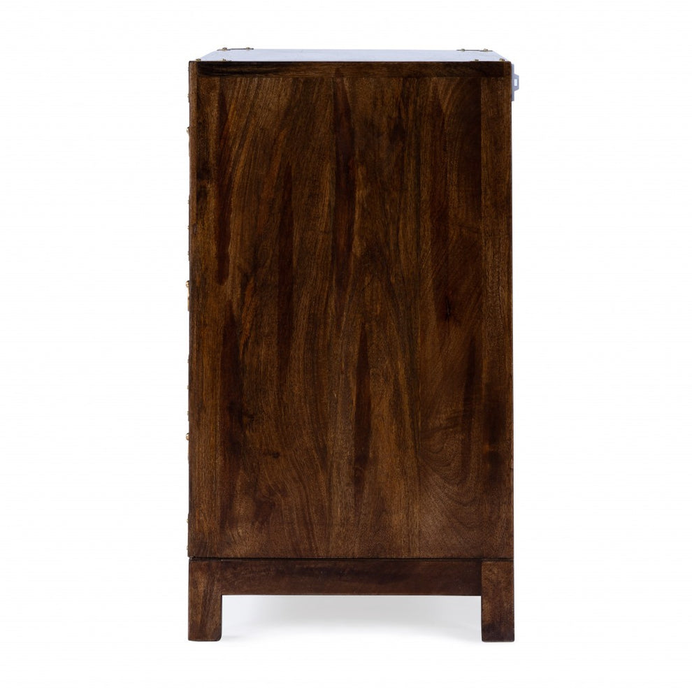 Forster Glossy White Campaign Chest By Homeroots | Drawers | Modishstore - 22
