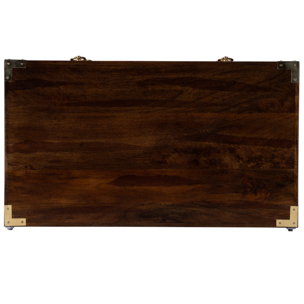 Forster Glossy White Campaign Chest By Homeroots | Drawers | Modishstore - 26