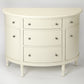 White Demilune Console Chest By Homeroots | Drawers | Modishstore