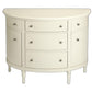 White Demilune Console Chest By Homeroots | Drawers | Modishstore - 4