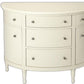 White Demilune Console Chest By Homeroots | Drawers | Modishstore - 5