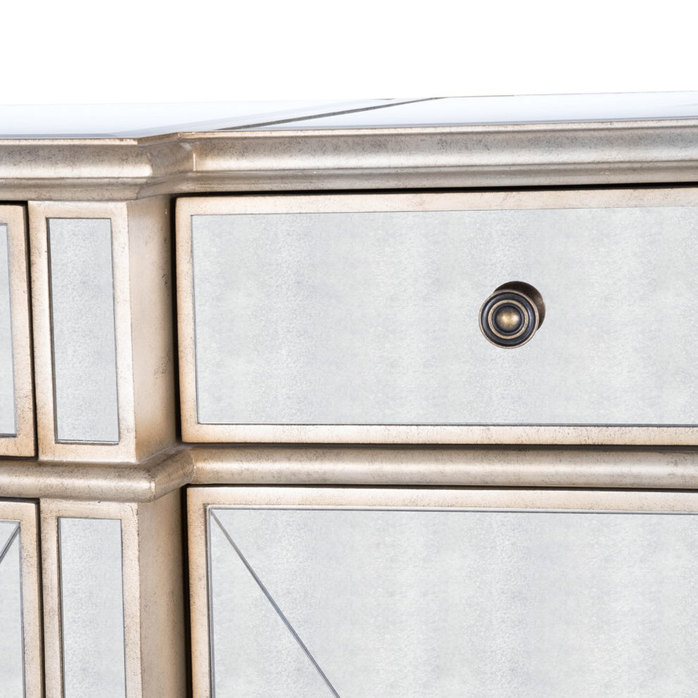 Celeste Mirrored Buffet By Homeroots | Sideboards | Modishstore - 8