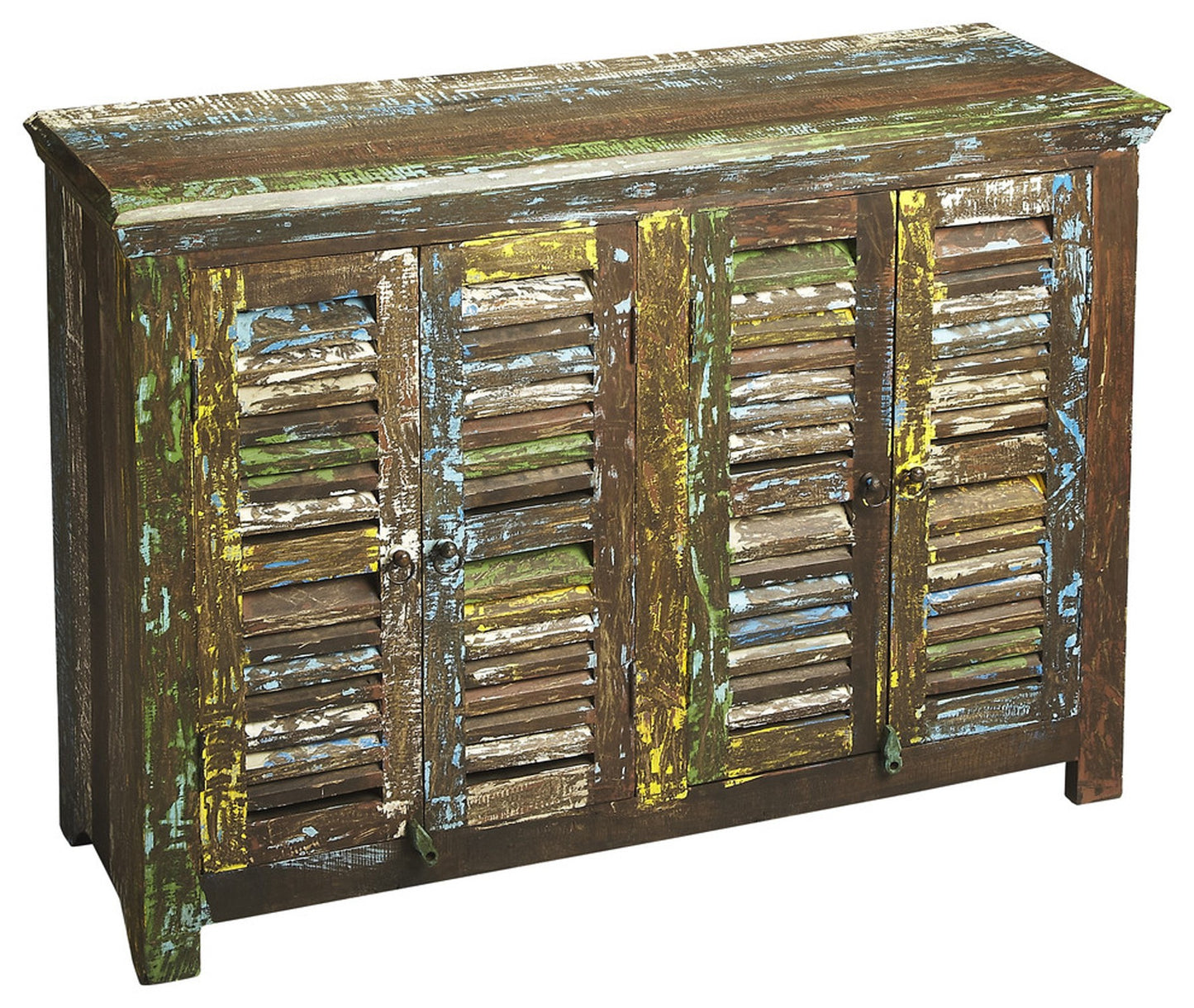 Haveli Reclaimed Wood Sideboard By Homeroots | Cabinets | Modishstore - 4