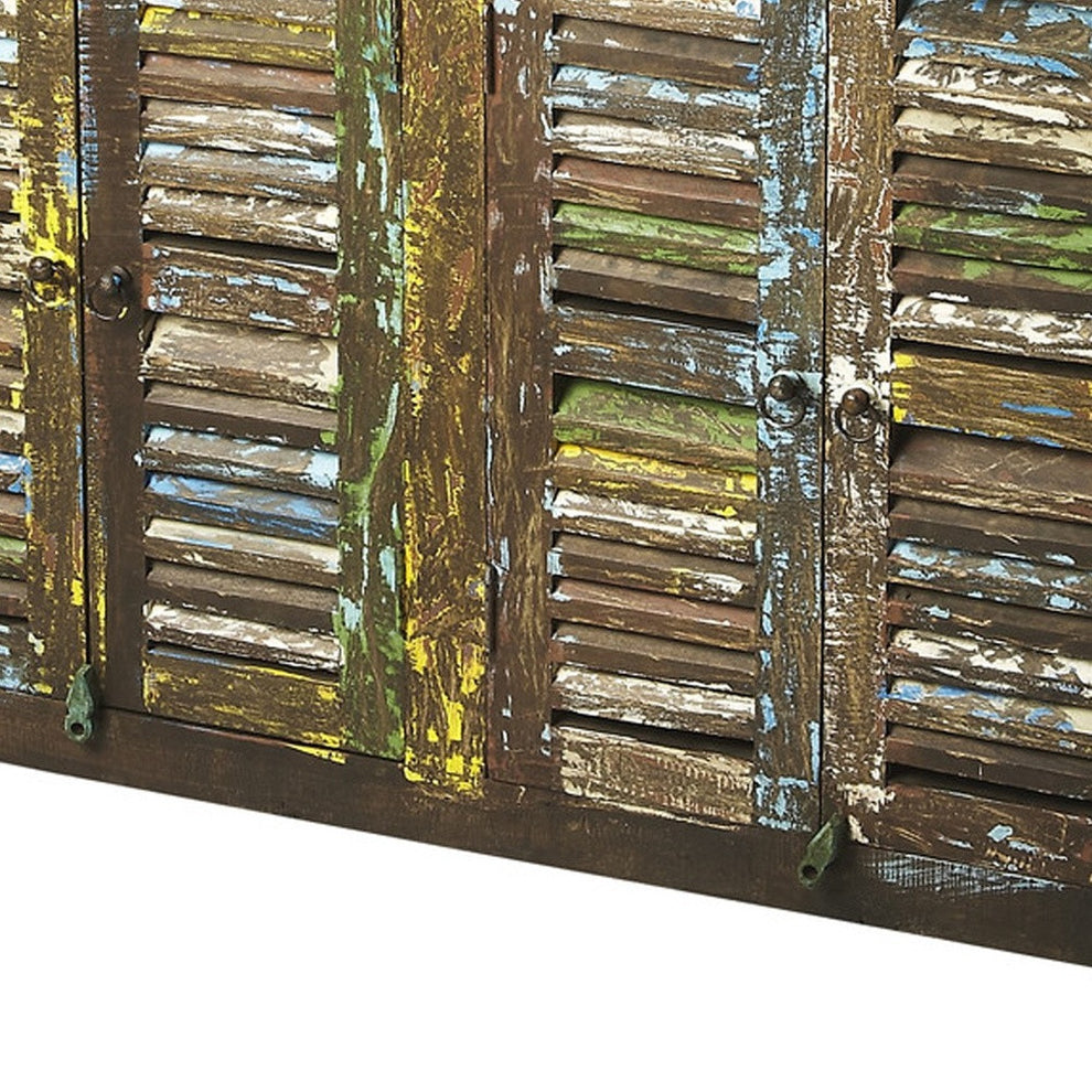 Haveli Reclaimed Wood Sideboard By Homeroots | Cabinets | Modishstore - 6