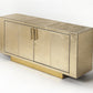 Francois Gold Leather Buffet By Homeroots | Sideboards | Modishstore - 3