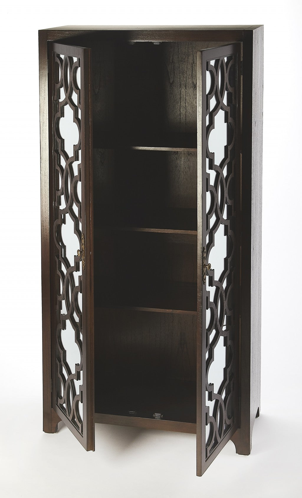 Morjanna White Tall Cabinet By Homeroots | Cabinets | Modishstore - 3