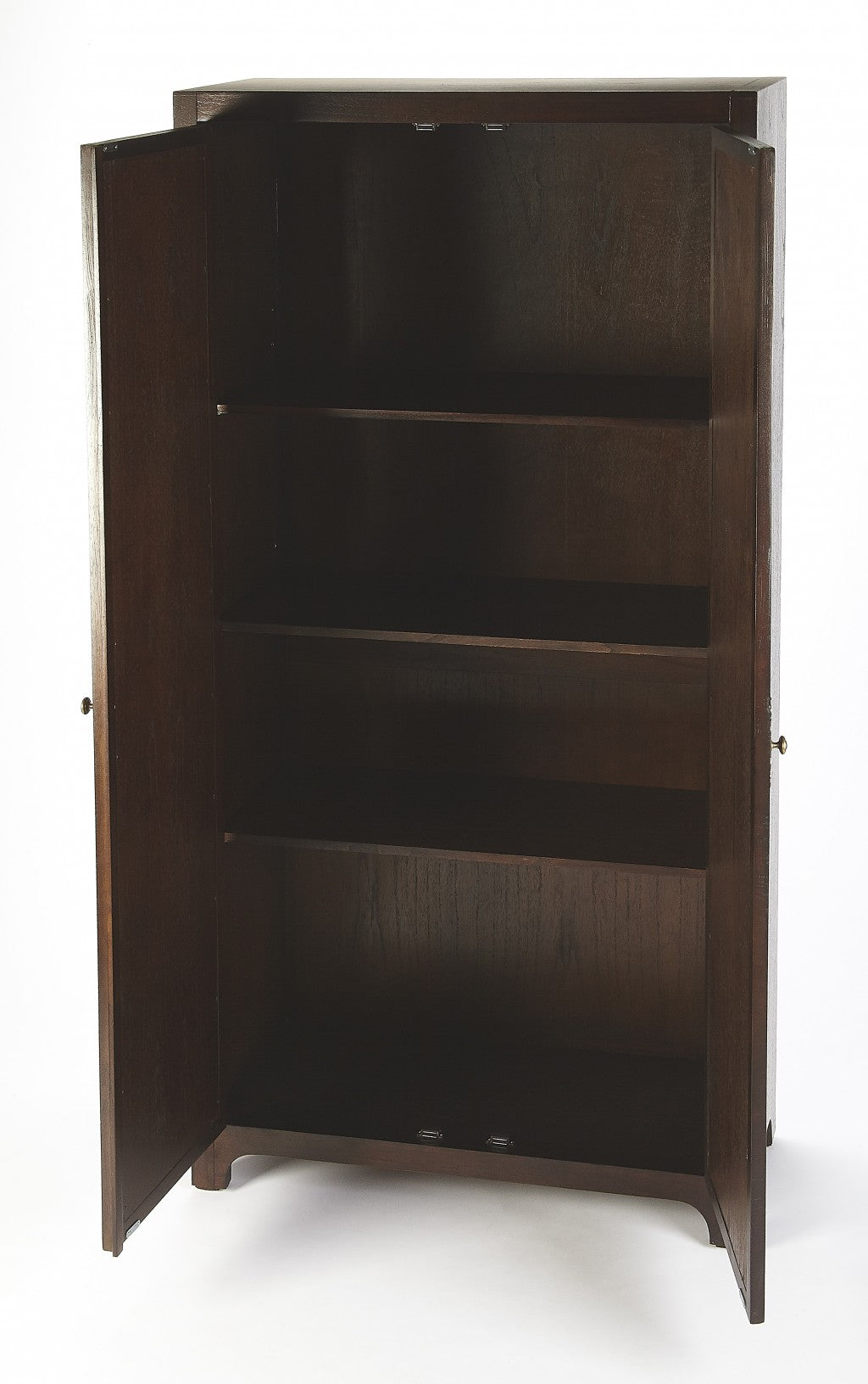 Morjanna Coffee Tall Cabinet By Homeroots | Cabinets | Modishstore - 2