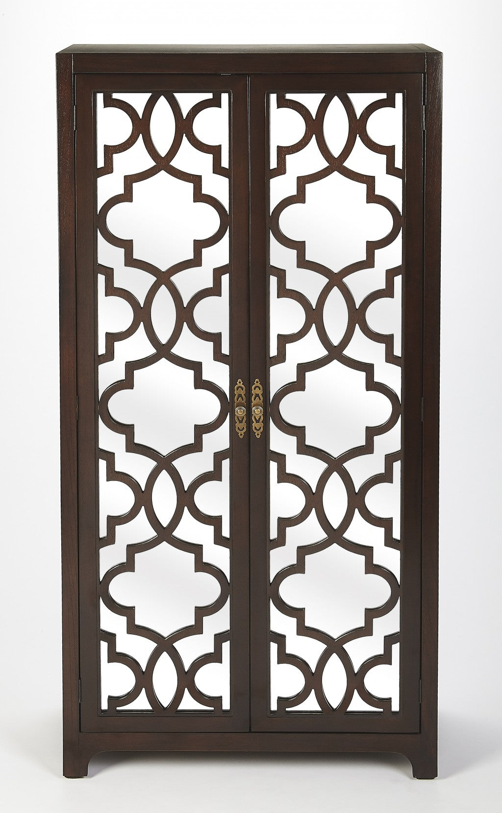 Morjanna Coffee Tall Cabinet By Homeroots | Cabinets | Modishstore - 3