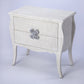 Felicia White Raffia Accent Chest By Homeroots | Drawers | Modishstore