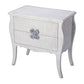 Felicia White Raffia Accent Chest By Homeroots | Drawers | Modishstore - 6
