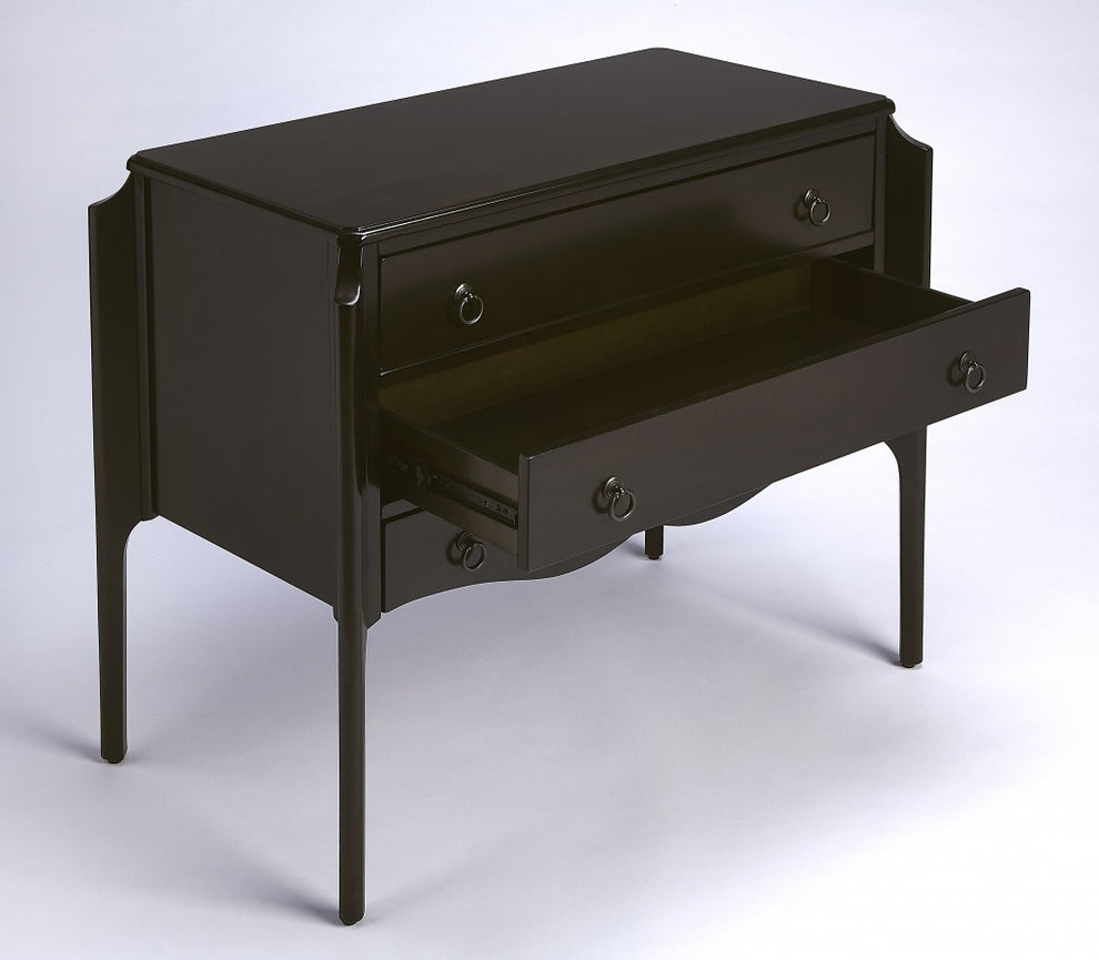 Wilshire Chocolate 3 Drawer Chest By Homeroots | Cabinets | Modishstore - 3