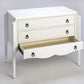 Wilshire Glossy White Accent Chest By Homeroots | Cabinets | Modishstore - 3