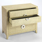 Amelle Cream Raffia 4 Drawer Accent Chest By Homeroots | Drawers | Modishstore - 2