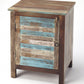 Rustic Shutter Painted Accent Cabinet By Homeroots | Cabinets | Modishstore