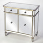 Marissa Mirrored Chest By Homeroots | Cabinets | Modishstore - 2