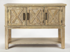 Rustic Natural Urban Gray Buffet Cabinet By Homeroots