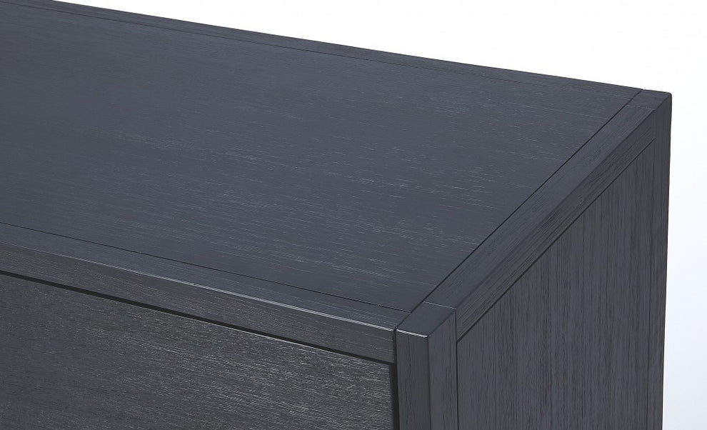 Lark Navy Blue 3 Drawer Chest By Homeroots | Drawers | Modishstore - 4
