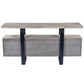 Raitis Gray Wood & Metal Sideboard By Homeroots | Cabinets | Modishstore - 4