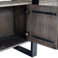 Raitis Gray Wood & Metal Sideboard By Homeroots | Cabinets | Modishstore - 8