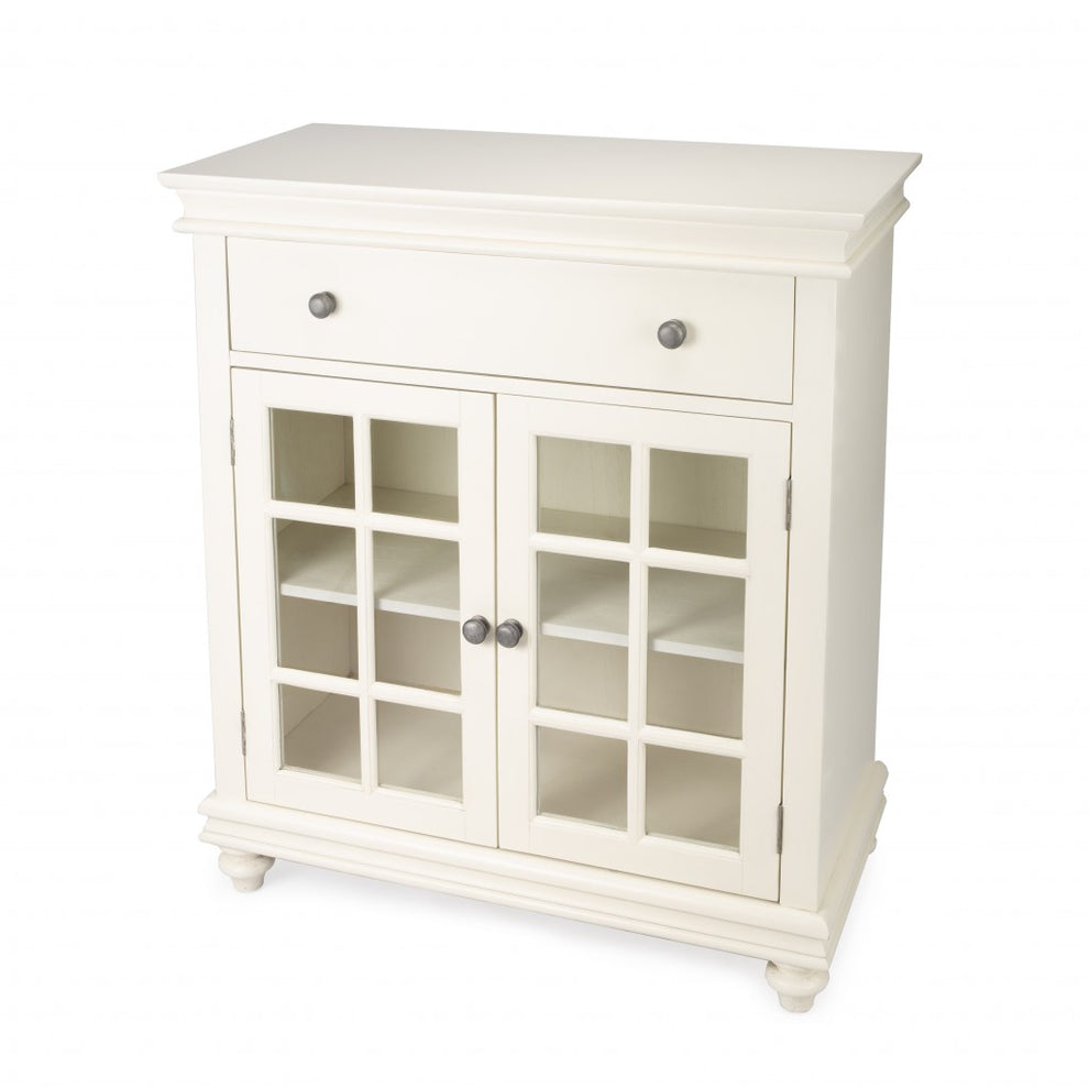 Stylish White Chest By Homeroots | Cabinets | Modishstore - 3