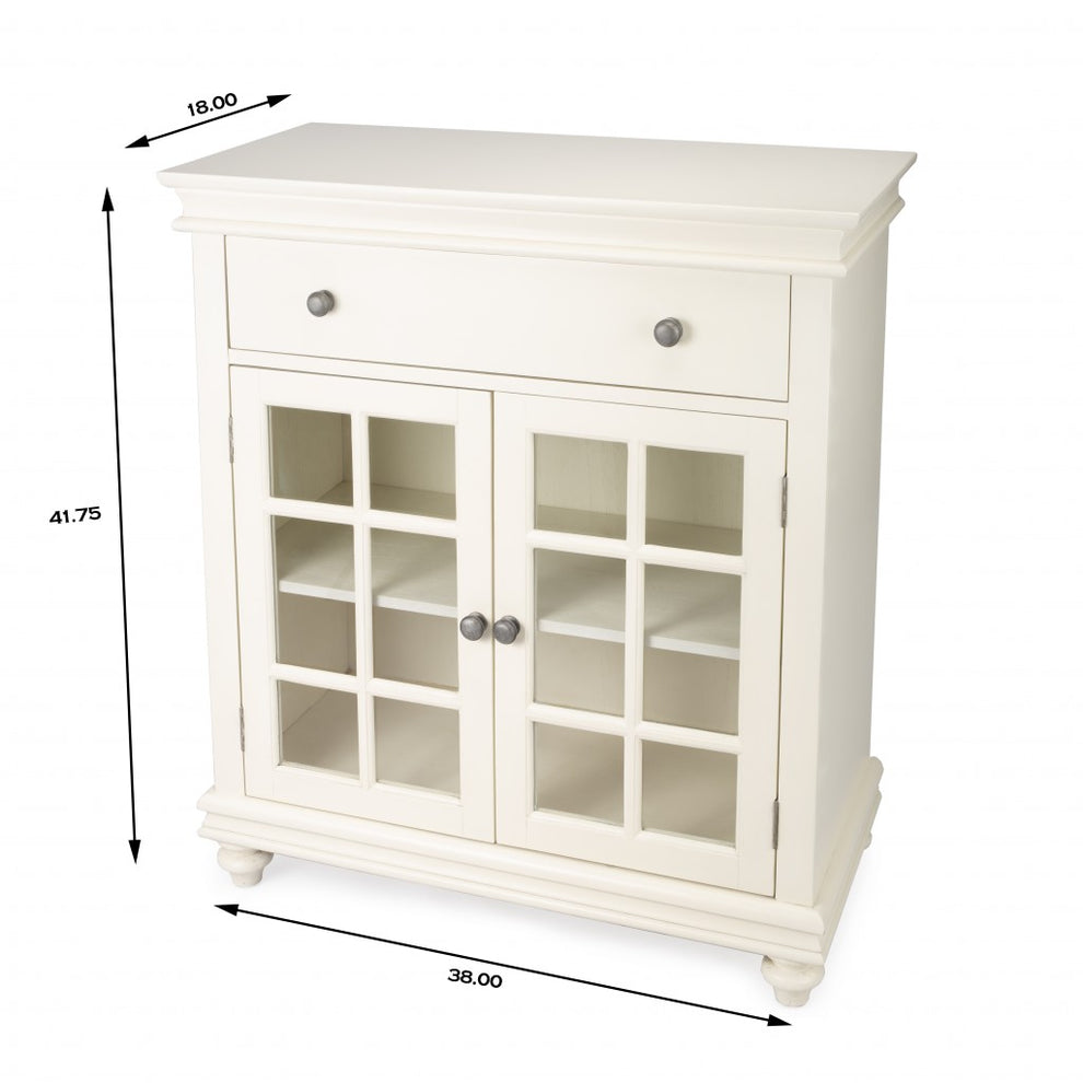 Stylish White Chest By Homeroots | Cabinets | Modishstore - 8