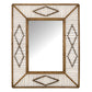 Bohemian Beaded Rectangle Wall Mirror By Homeroots | Mirrors | Modishstore