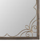 Traditional Square Wall Mirror with Metal Detailing By Homeroots | Mirrors | Modishstore - 3