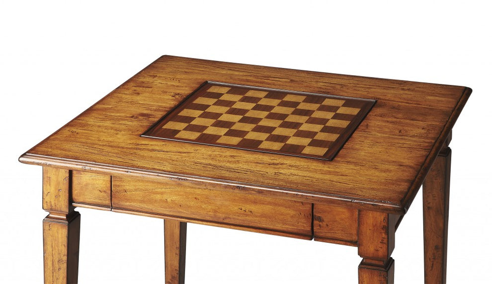Rustic Game Table By Homeroots | Coffee Tables | Modishstore - 2