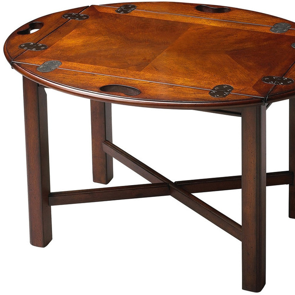 Traditional Cherry Table By Homeroots | Coffee Tables | Modishstore - 4