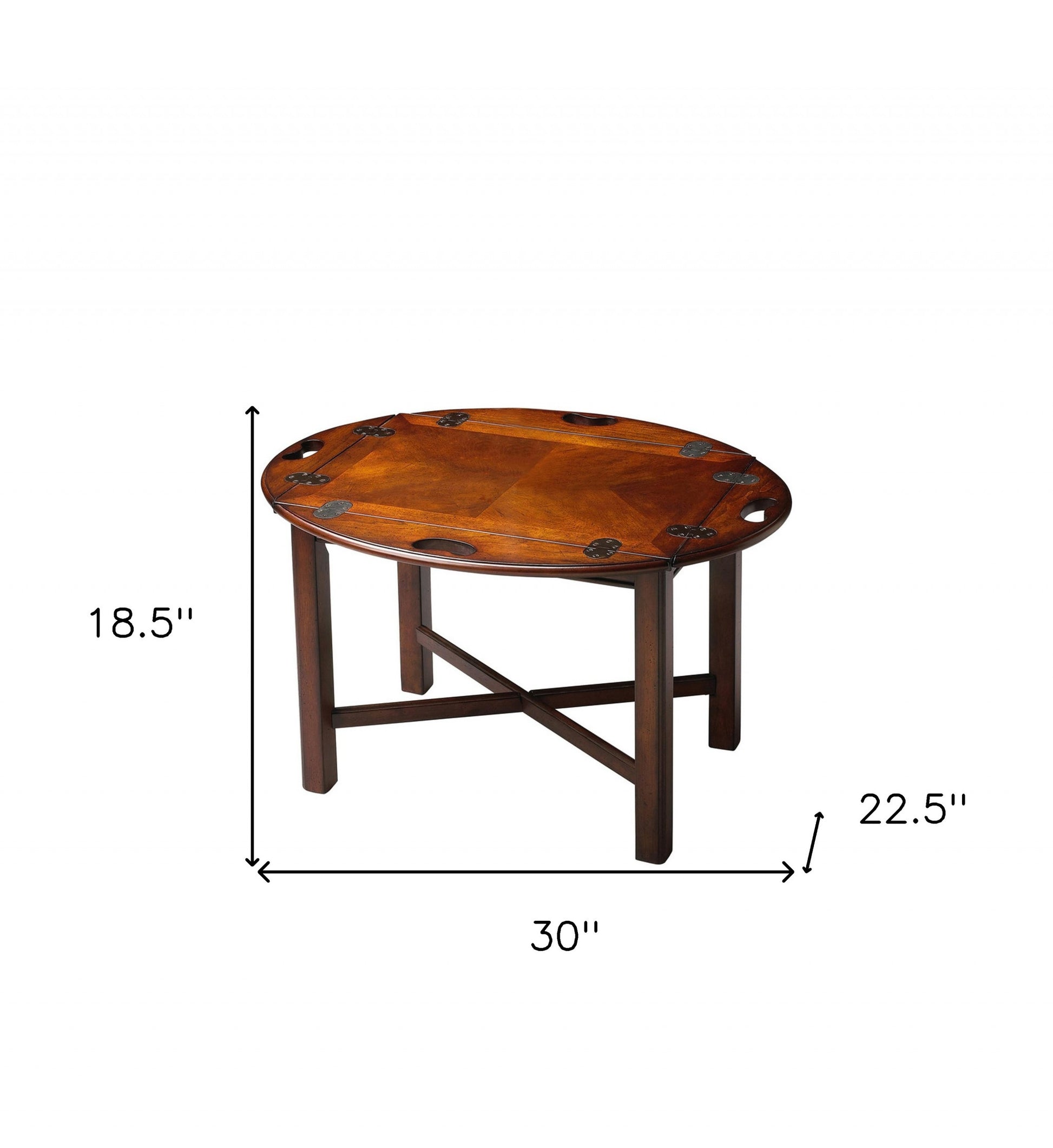 Traditional Cherry Table By Homeroots | Coffee Tables | Modishstore - 8