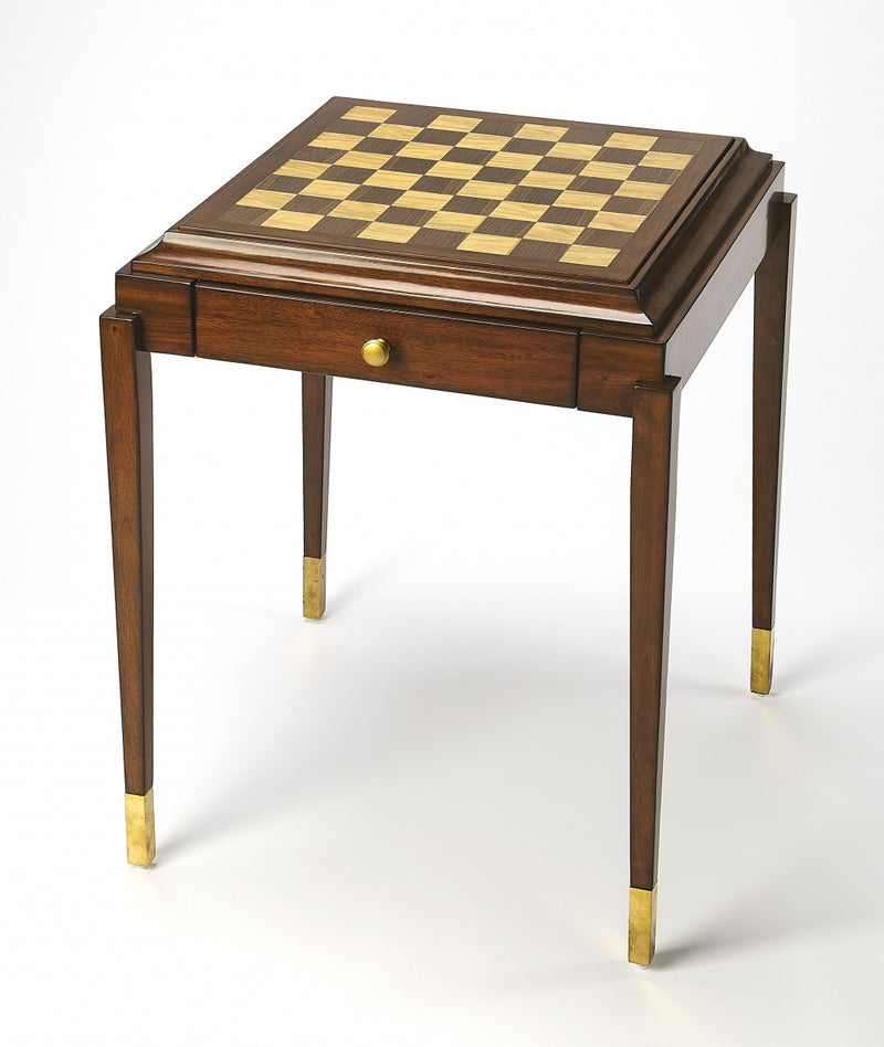 Antique Cherry Game Table By Homeroots | Coffee Tables | Modishstore