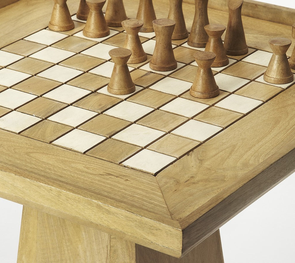 Updated Natural Wood Game Table By Homeroots | Coffee Tables | Modishstore - 6