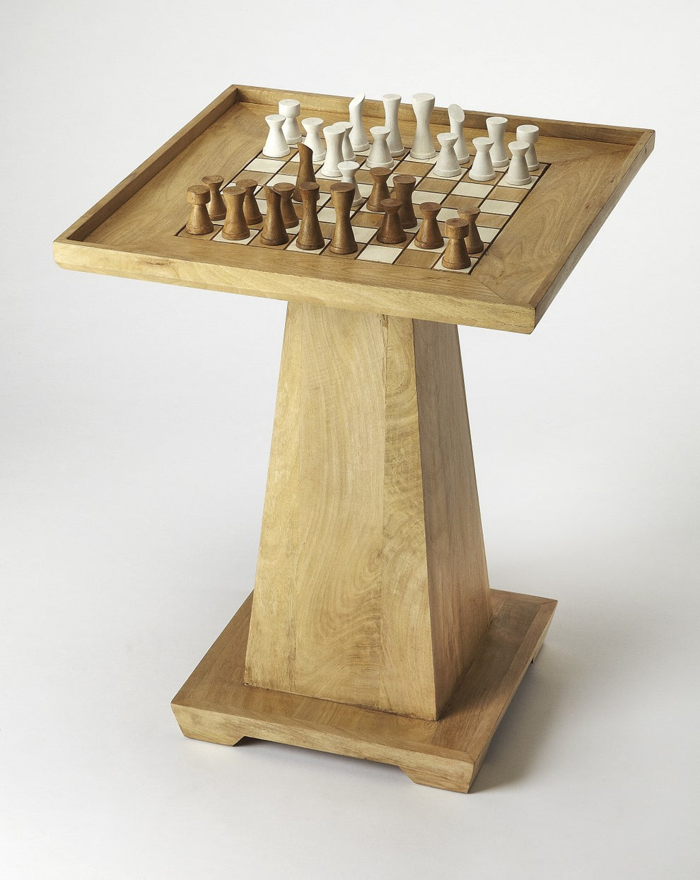 Updated Natural Wood Game Table By Homeroots | Coffee Tables | Modishstore - 5