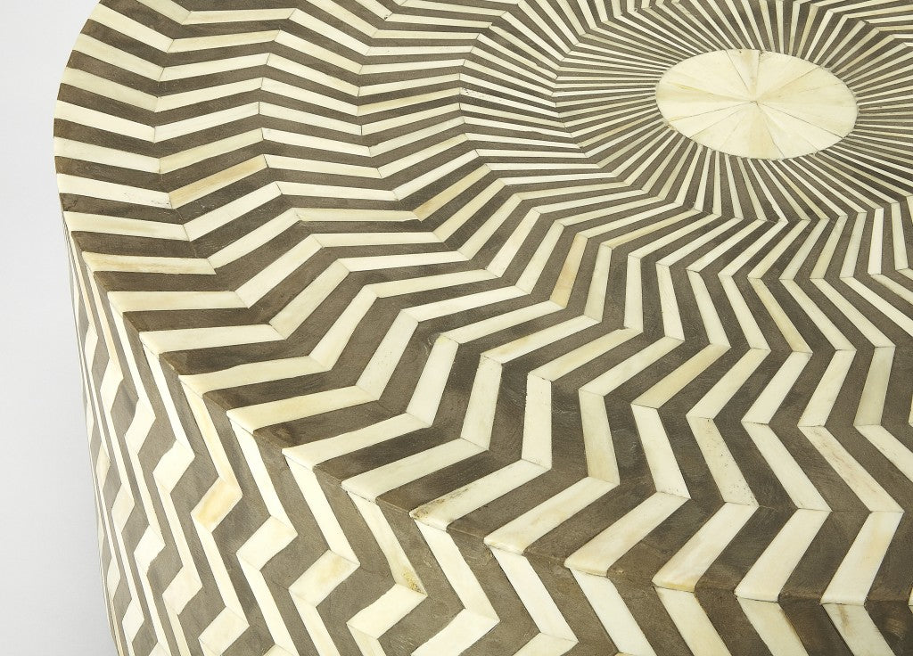 Bone Inlay Coffee Table By Homeroots | Coffee Tables | Modishstore - 2